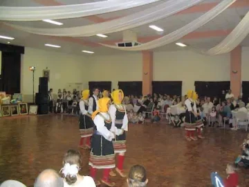 performers from the serbian community dancing the traditional folklore dance in perth